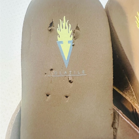 Volatile Brown Sandals - Picture 6 of 6